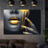 Tablou canvas Black & Gold Tears 2