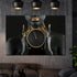 Tablou canvas Black & Gold Clock