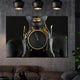 Tablou canvas Black & Gold Clock