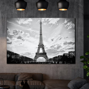 Tablou canvas Orase Grey Eiffel