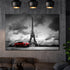 Tablou canvas Orase Red Car in Paris