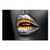 Tablou canvas Black & Gold Lipsgloss