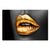 Tablou canvas Black & Gold Lipsgloss2